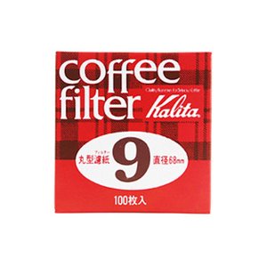 칼리타 원형필터 #9 (68mm/100매) 커피필터 라운드필터 모카포트용 더치용