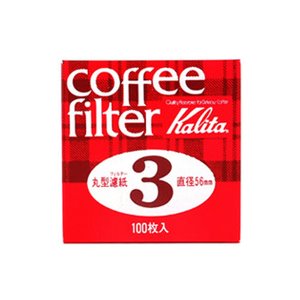 칼리타 원형필터 #3 (56mm/100매) 커피필터 라운드필터 모카포트용 더치용