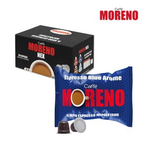 이태리 카페모레노 네스프레소 호환 캡슐커피 에스프레소 블루 아로마 1박스(50개입)