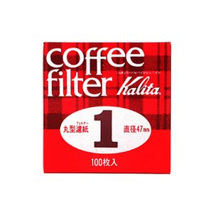 칼리타 원형필터 #1 (47mm/100매) 커피필터 라운드필터 모카포트용 더치용