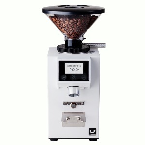 어바닉 090 자동 커피그라인더 60mm 티타늄버 화이트