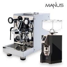 엘로치오 마누스 V2 커피머신 화이트+유레카 미뇽 블랙+사은품(탬퍼,탬핑매트)